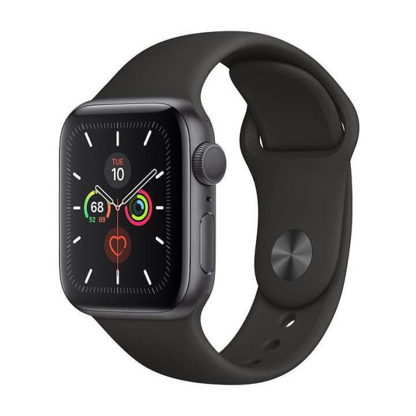Apple Watch Series 5 GPS 40мм Space Gray Aluminum w. Black b.- Space Gray Aluminum (MWV82)
