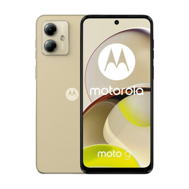 Смаpтфон Motorola G14 4/128GB Butter Cream (PAYF0028)