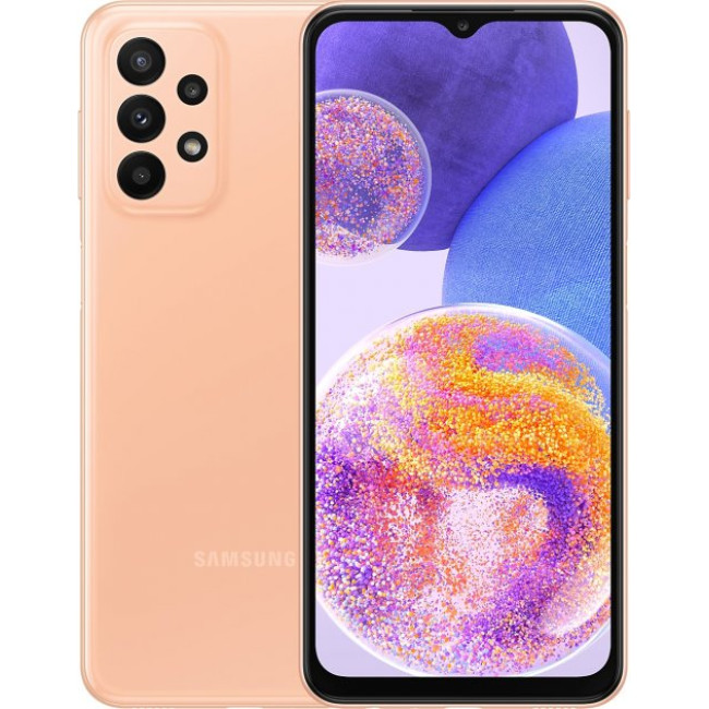 Смаpтфон Samsung Galaxy A23 4/64GB Peach (SM-A235FZOU)