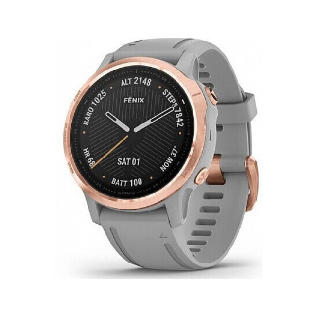 Garmin Fenix 6S Rose Gold-tone with Powder Gray Band (010-02159-21/20)