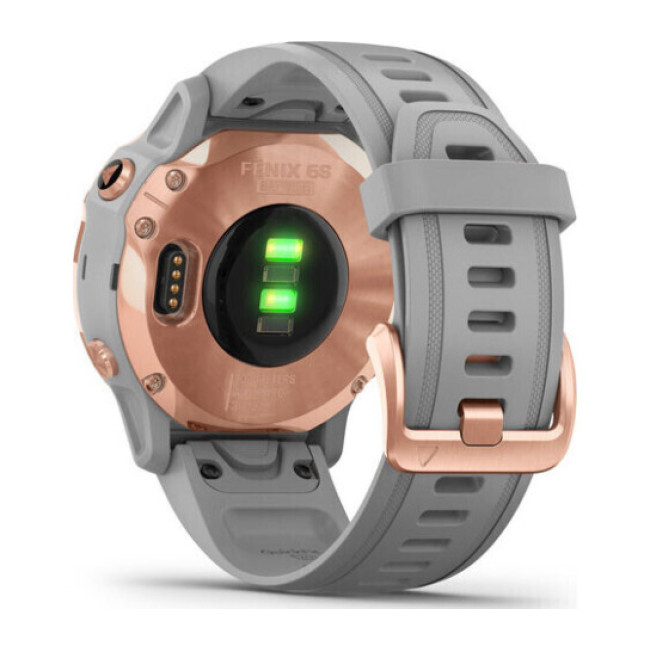 Garmin Fenix 6S Rose Gold-tone with Powder Gray Band (010-02159-21/20)