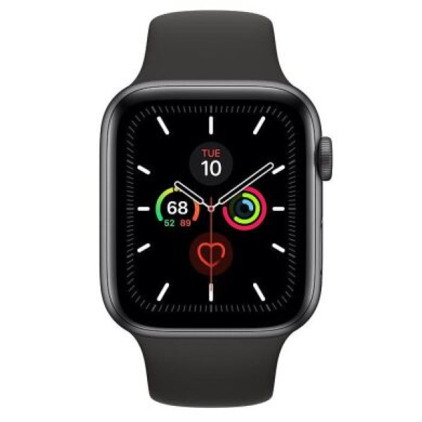 Смарт-часы Apple Watch Series 5 LTE 44mm Space Gray Aluminum w. Black b.- Space Gray Aluminum (MWW12