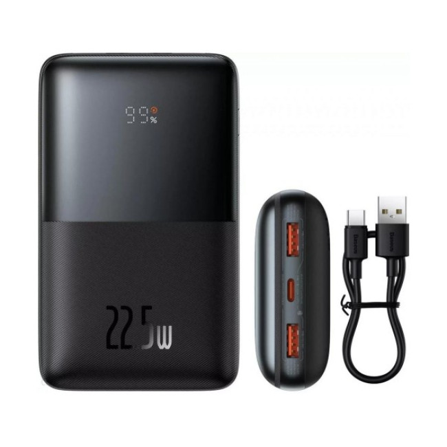 Baseus Power Bank 20000mAh Bipow Pro Digital Display PD 22.5W Black (PPBD030001)