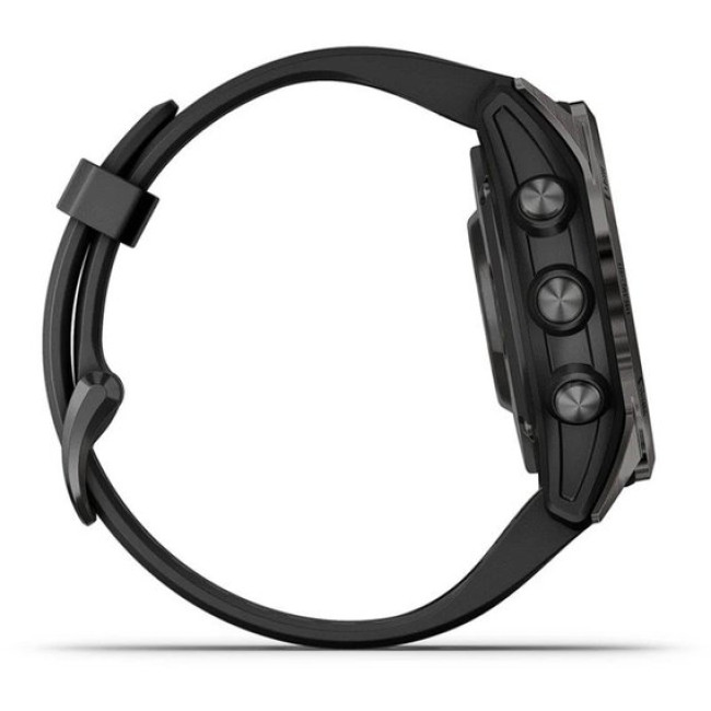 Garmin Fenix 7S Pro Sapphire Solar Carbon G. DLC Tit. with Black Band (010-02776-10/11)