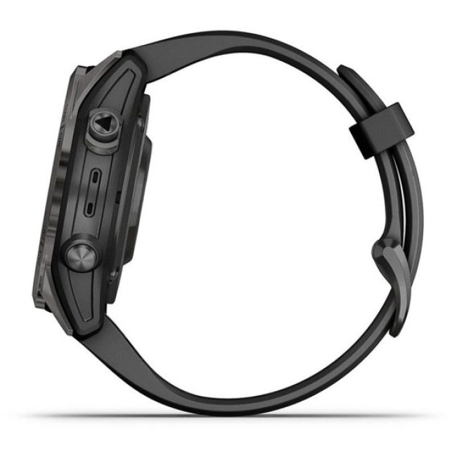 Garmin Fenix 7S Pro Sapphire Solar Carbon G. DLC Tit. with Black Band (010-02776-10/11)