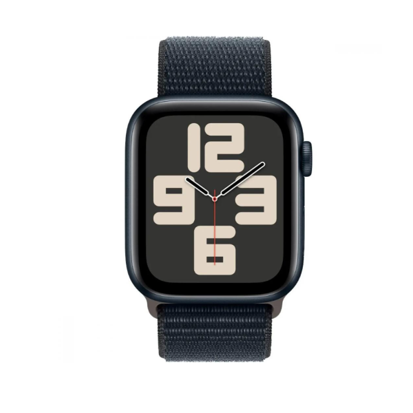 Apple Watch SE 2 GPS + Cellular 44mm Midnight Aluminium Case зі спортивним ремінцем Midnight Sport Loop (MRHA3)