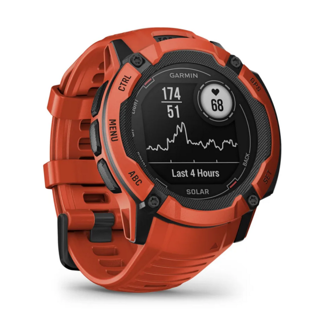 Смарт-часы Garmin Instinct 2X Solar Flame Red (010-02805-11/01)