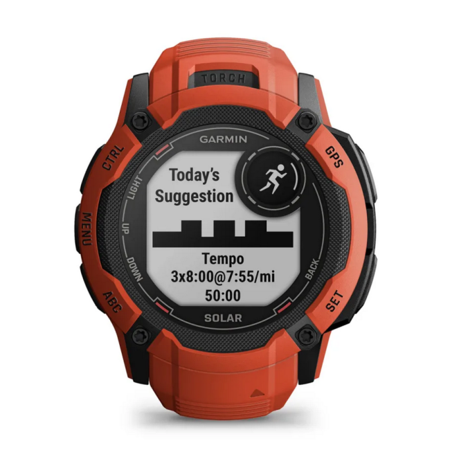 Смарт-часы Garmin Instinct 2X Solar Flame Red (010-02805-11/01)