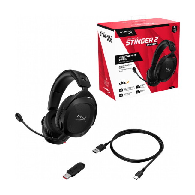 HyperX Cloud Stinger 2 Wireless Black (676A2AA)