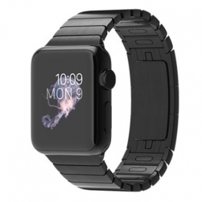 Apple 38mm Space Black Case with Space Black Stainless Steel Link Bracelet (MJ3F2)