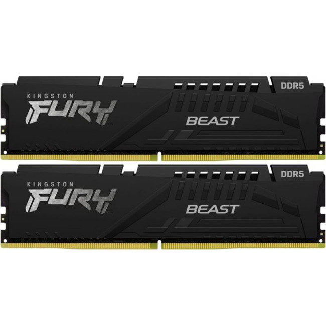 Kingston Fury (ex.HyperX) DDR5 32GB (2x16GB) 5200 MHz Beast AM5 Black (KF552C36BBEK2-32)