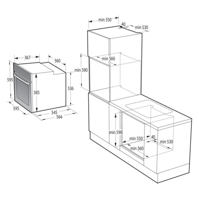 Gorenje BOS6737E13WG