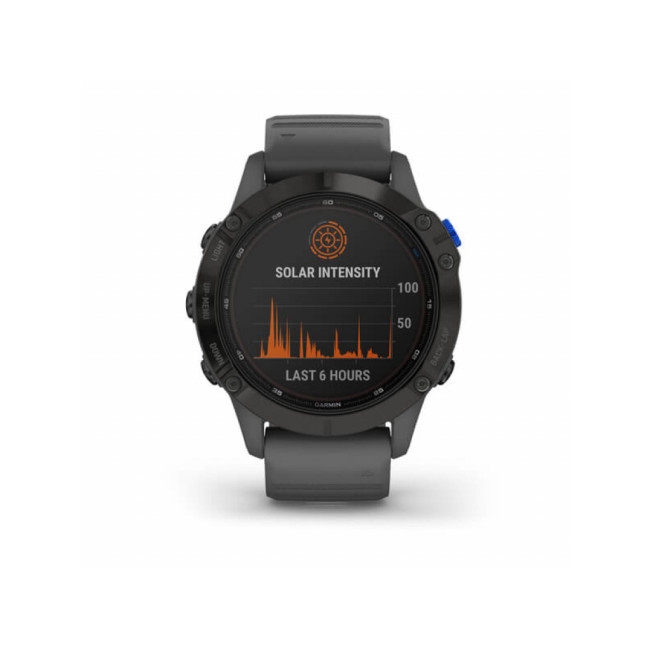 Garmin Fenix 6 Pro Solar Edition Black With Gray Band (010-02410-11/10)