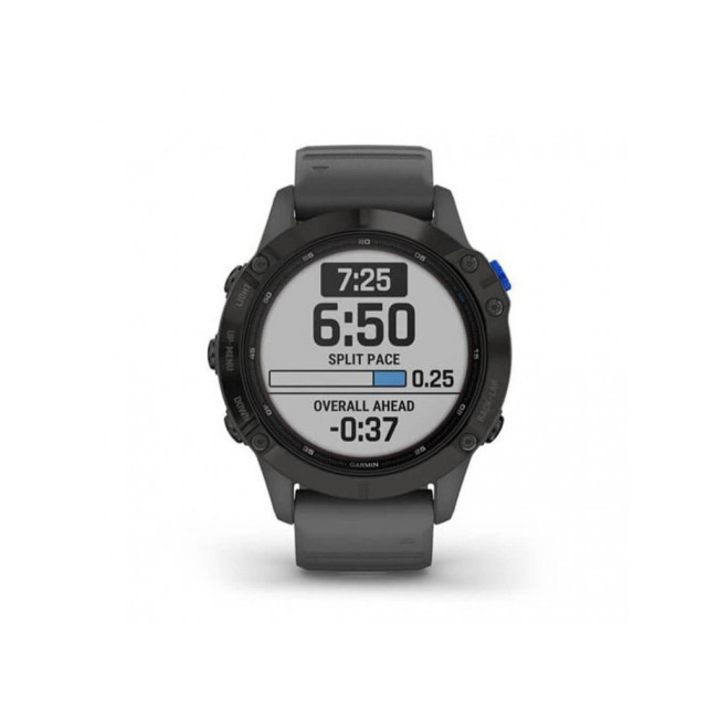 Garmin Fenix 6 Pro Solar Edition Black With Gray Band (010-02410-11/10)