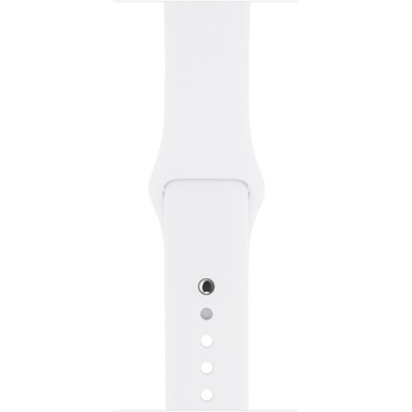 Умные часы Apple Watch 38mm Series 2 Silver Aluminum Case with White Sport Band (MNNW2)