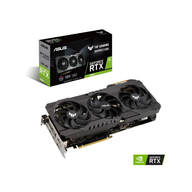 Видеокарта ASUS GeForce RTX3090 24Gb TUF OC GAMING (TUF-RTX3090-O24G-GAMING)