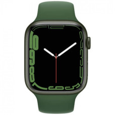Apple Watch Series 7 GPS + Cellular 41mm Green Aluminum Case with Clover Sport Band (MKH93)