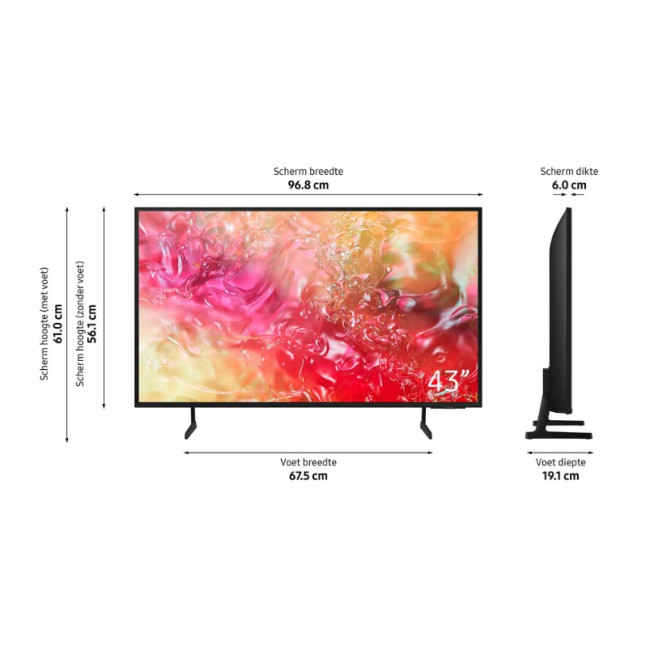 Телевізор Samsung UE43DU7172