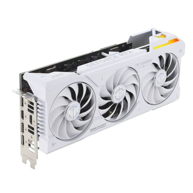 Видеокарта Asus GeForce RTX 4070 Ti SUPER TUF Gaming BTF White OC Edition 16GB GDDR6X (TUF-RTX4070TIS-O16G-BTF-WHITE)