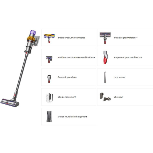 Пылесос Dyson V15 Detect Absolute 2022 (394451-01)