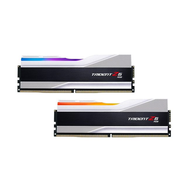 Модуль памяти DDR5 2x16GB/7200 G.Skill Trident Z5 RGB Silver (F5-7200J3445G16GX2-TZ5RS)