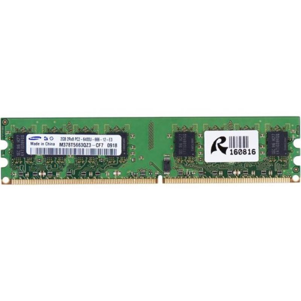 Модуль пам'яті DDR2 2GB/800 Samsung (M378B5663QZ3-CF7/M378T5663QZ3-CF7) Refurbished