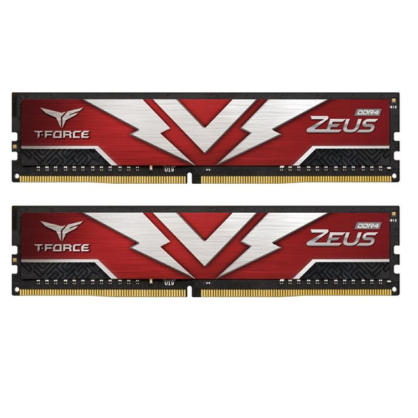 Модуль памяти DDR4 2х8GB/3200 Team T-Force Zeus Red (TTZD416G3200HC20DC01)