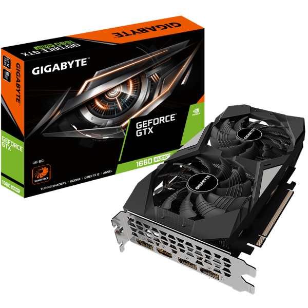 Gigabyte GeForce GTX1660 SUPER 6144Mb (GV-N166SD6-6GD)
