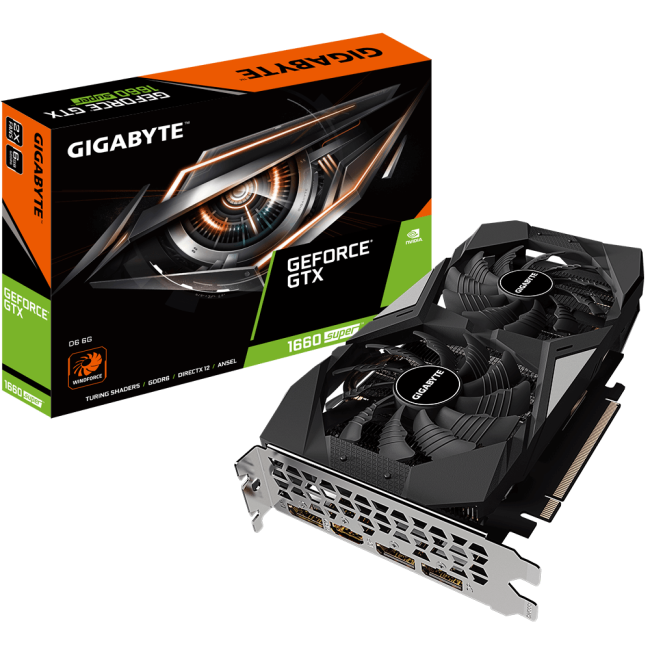 Видеокарта Gigabyte GeForce GTX1660 SUPER 6144Mb (GV-N166SD6-6GD)