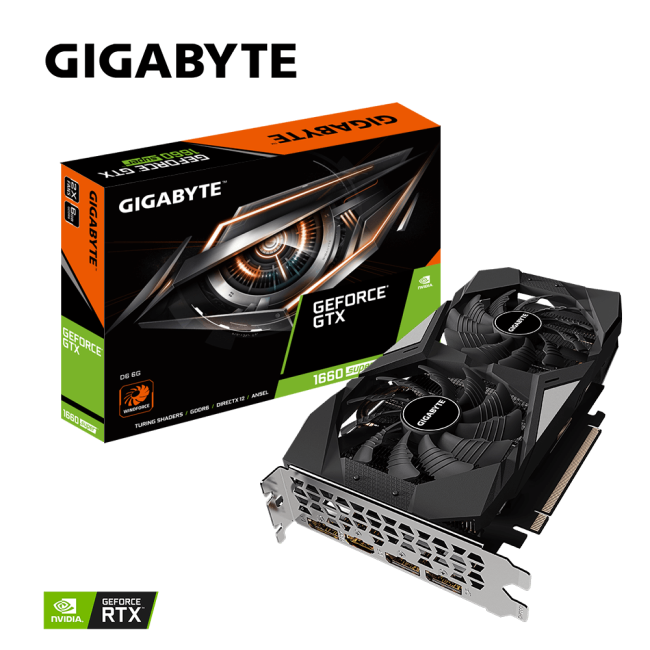 Видеокарта Gigabyte GeForce GTX1660 SUPER 6144Mb (GV-N166SD6-6GD)