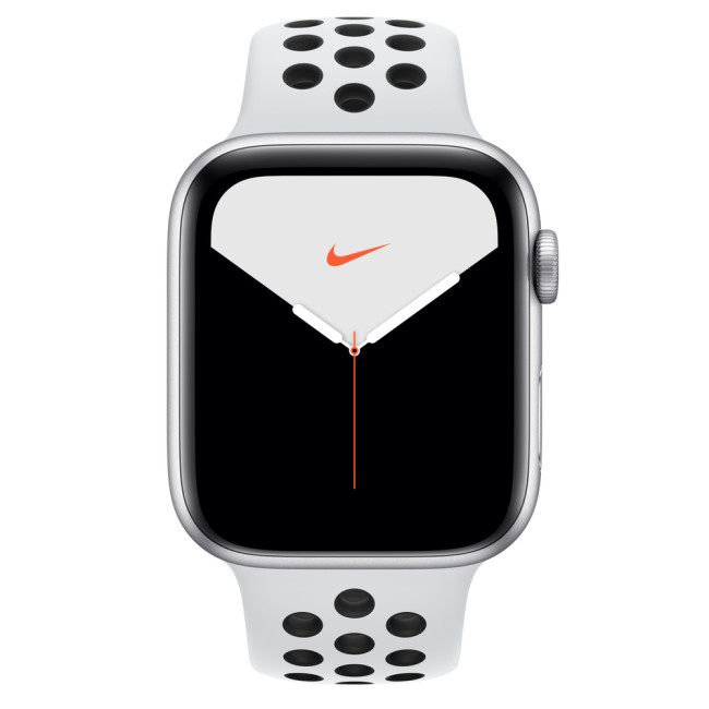 Apple Watch Nike Series 5 GPS 44mm Silver Aluminum w. Silver Aluminum (MX3V2)