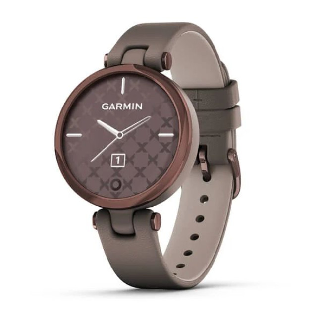 Garmin Lily Classic Edition - Dark Bronze Bezel w. Paloma Case and Italian L. Band (010-02384-B0/A0)