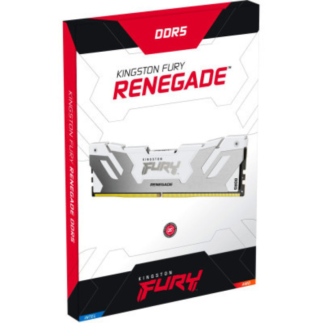 Kingston FURY 64 GB (2x32GB) DDR5 6400 MHz Renegade Silver/White (KF564C32RWK2-64)