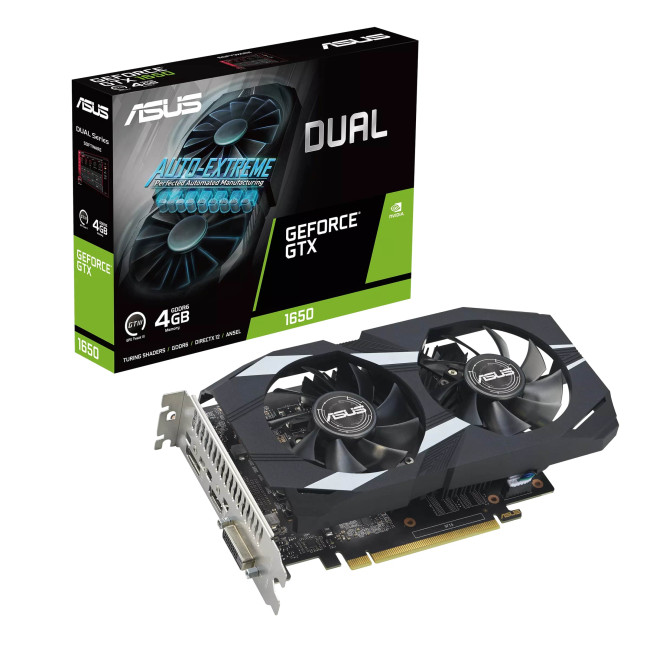 Видеокарта Asus DUAL-GTX1650-4GD6-P-EVO (90YV0EZE-M0NA00)