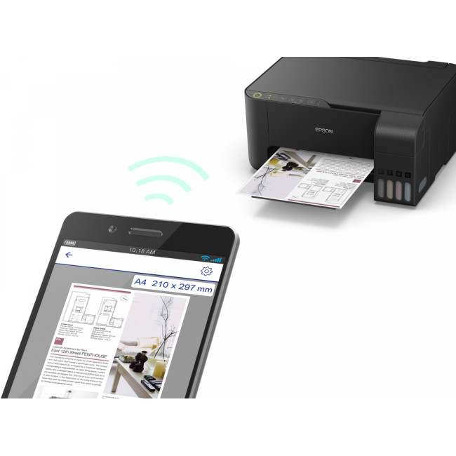 МФУ Epson L3150 c WiFi (C11CG86409)