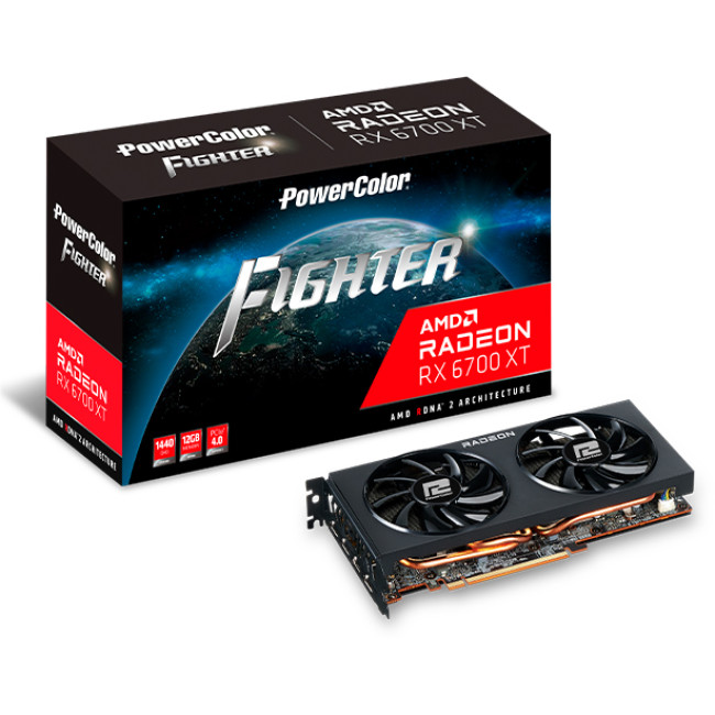 Видеокарта PowerColor Radeon RX 6700 XT Red Devil 12GB (AXRX 6700XT 12GBD6-3DHE/OC)