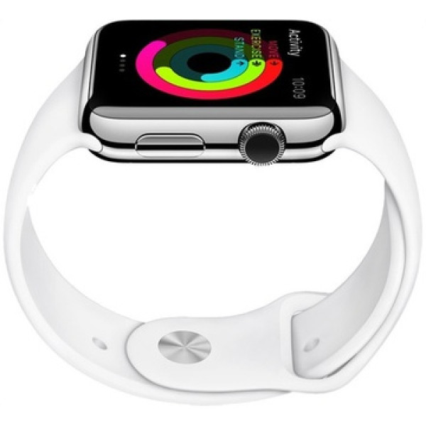 Умные часы Apple Watch Sport 42mm Silver Aluminum Case with White Sport Band (MJ3N2) CPO