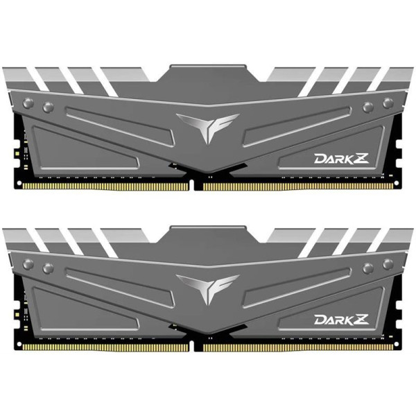 Модуль пам'яті DR4 2x8GB/3600 Team T-Force Dark Z Gray (TDZGD416G3600HC18JDC01)