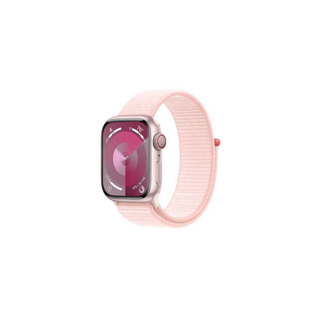 Apple Watch Series 9 GPS + Cellular 41mm Pink Alu. Справа w. Світло-рожева S. Loop (MRJ13)