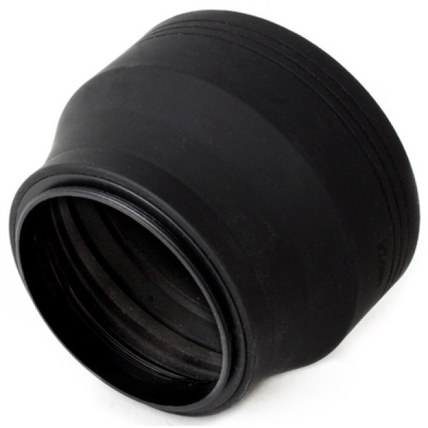 Phottix 55mm 3-Stage Collapsible Rubber Lens Hood
