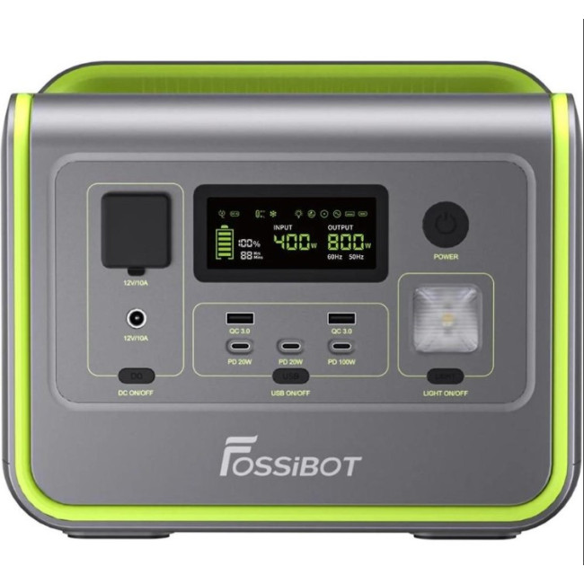 Зарядная станция Fossibot F800 Green (FSB-F800-gr)