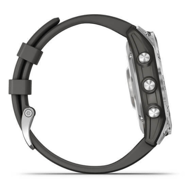 Garmin Fenix 7 Silver with Graphite Band (010-02540-00/01)