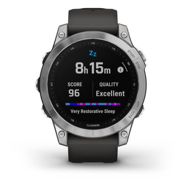 Garmin Fenix 7 Silver with Graphite Band (010-02540-00/01)