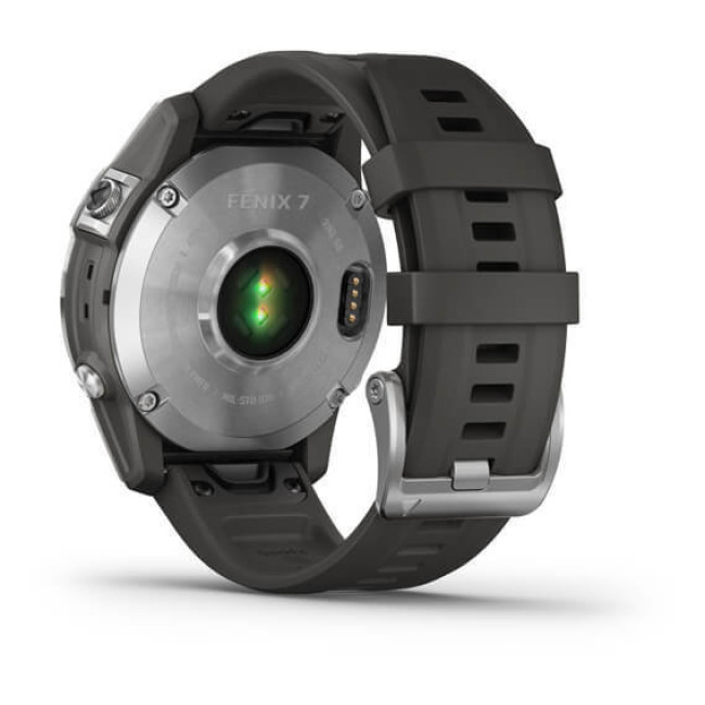 Garmin Fenix 7 Silver with Graphite Band (010-02540-00/01)