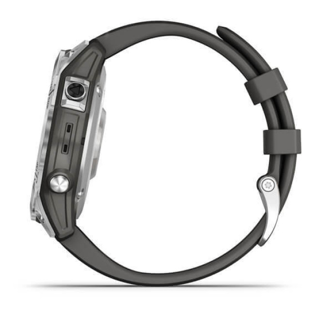 Garmin Fenix 7 Silver with Graphite Band (010-02540-00/01)