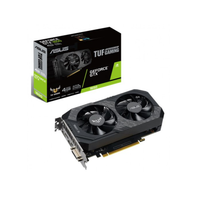 Видеокарта ASUS GeForce GTX1650 4096Mb TUF D6 GAMING (TUF-GTX1650-4GD6-GAMING)