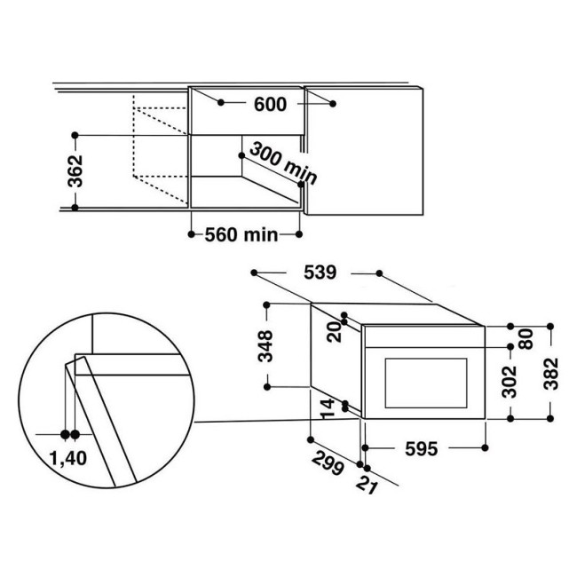 Микроволновая печь (СВЧ) Whirlpool AMW 442 IX