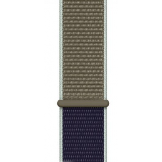 Apple Watch Series 5 GPS 40mm Gold Aluminum Case with Khaki Sport Loop (MWRY2)