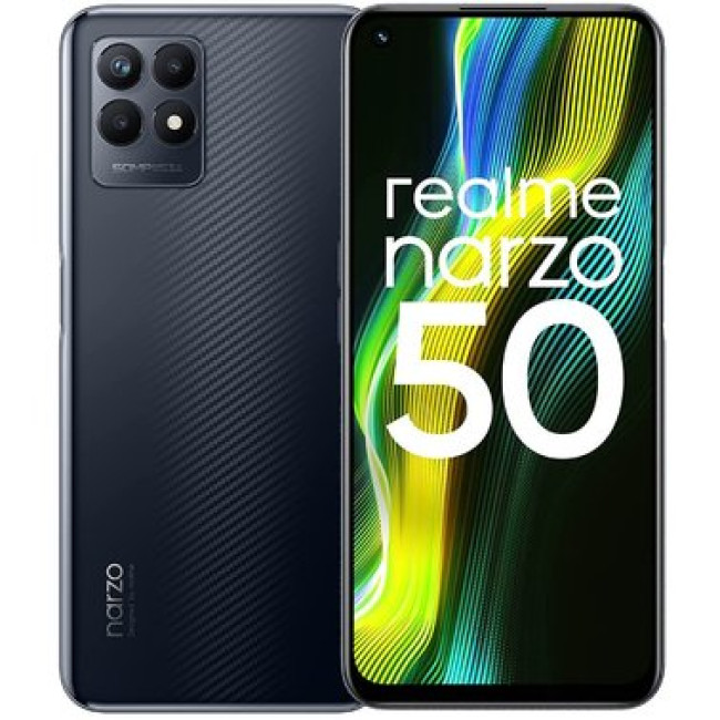 Смаpтфон Realme Narzo 50 4/64GB Speed Black