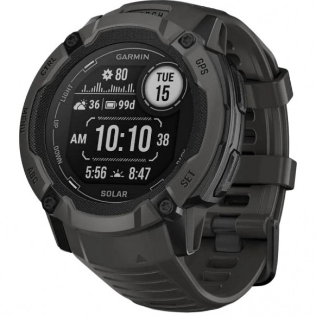 Смарт-часы Garmin Instinct 2X Solar Graphite (010-02805-10/00)